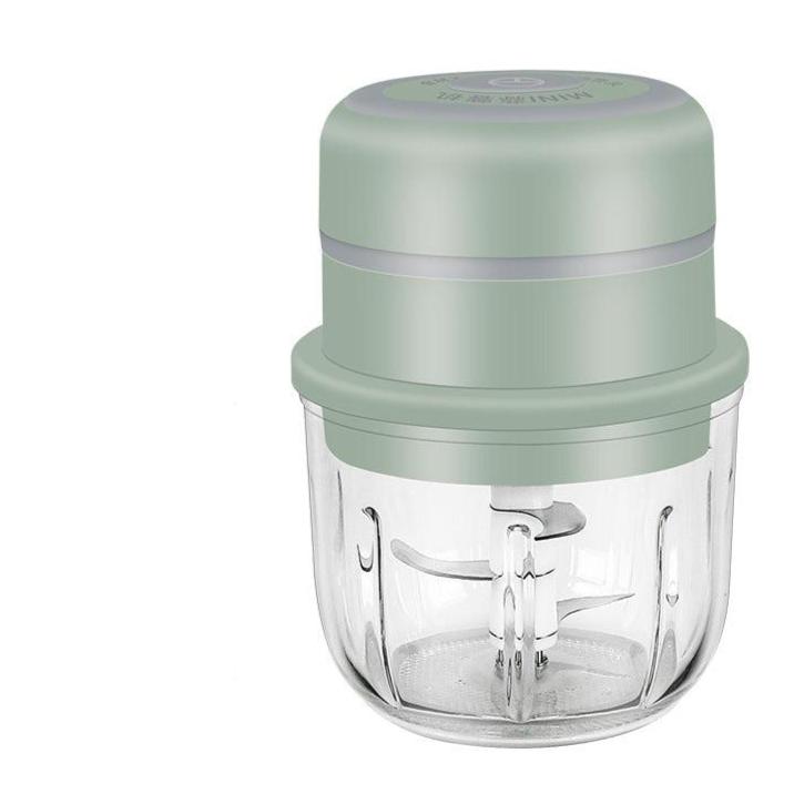 Electric Garlic Smasher Meat Grinder Green