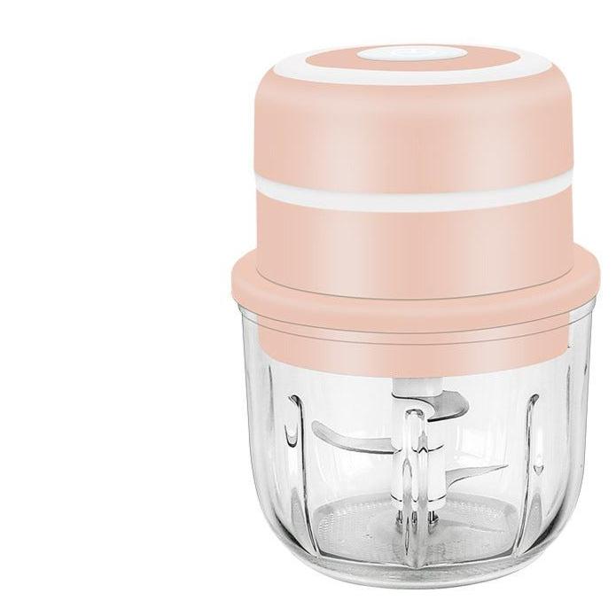 Electric Garlic Smasher Meat Grinder Pink