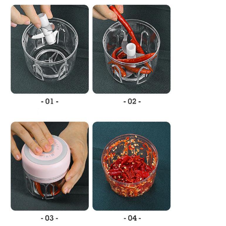 Electric Garlic Smasher Meat Grinder
