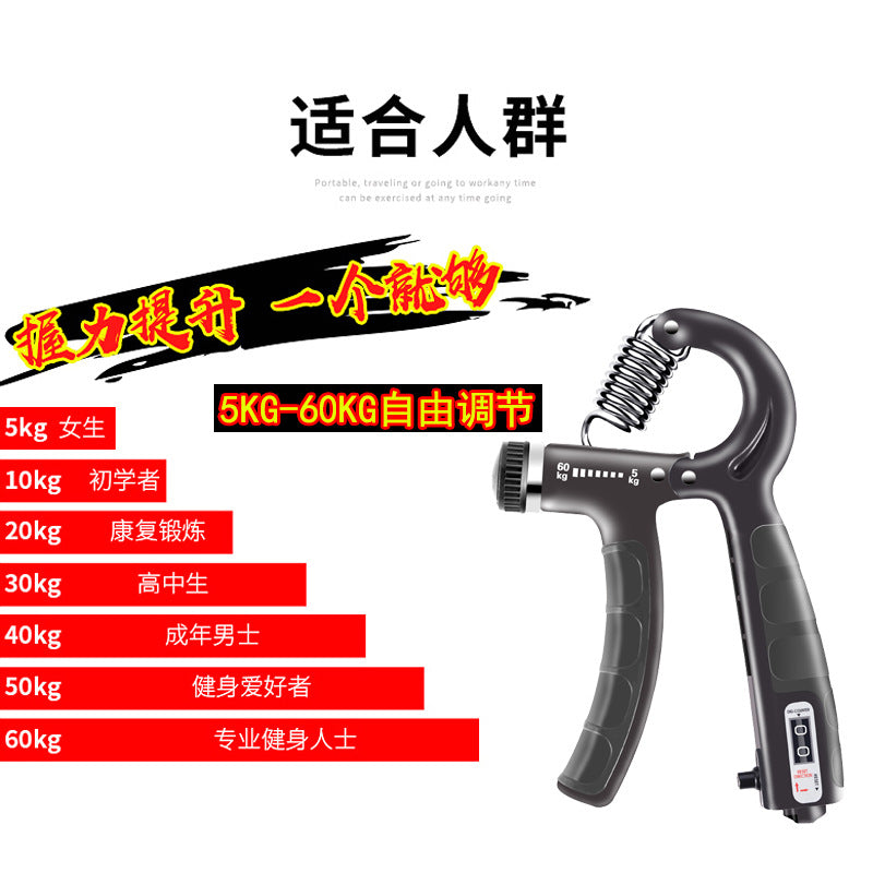 Counting Adjustable Hand Gripper