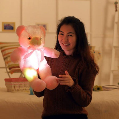 Luminous Teddy Bear Recorder Pink