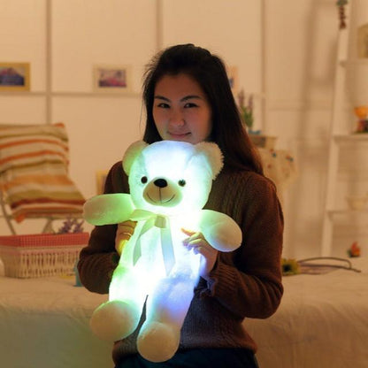 Luminous Teddy Bear Recorder White