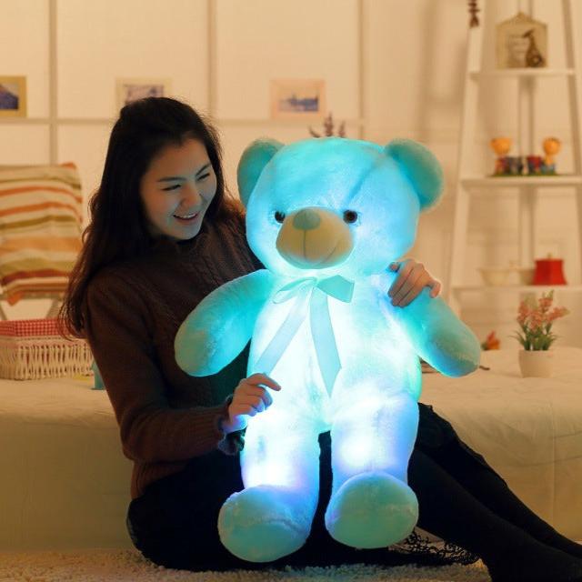 Luminous Teddy Bear Recorder Blue