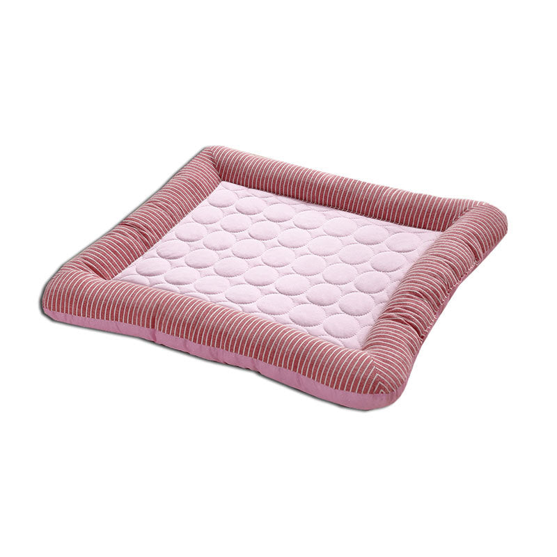 Pet Cooling Pad Bed Pink