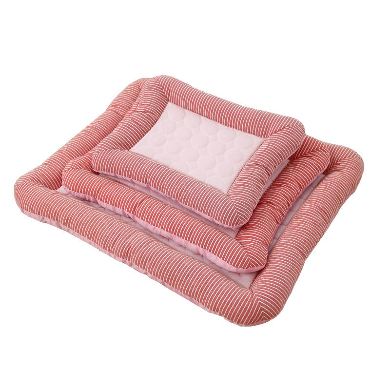 Pet Cooling Pad Bed Pink 3 sizes