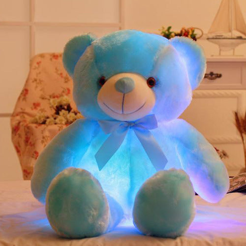 Luminous Teddy Bear Recorder Blue