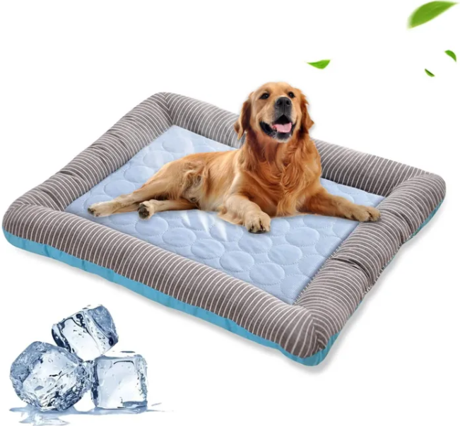 Pet Cooling Pad Bed in use